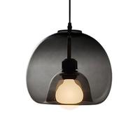 Lustre en verre de style nordique, lampe suspendue en verre de style nordique, personnalité créative abat-jour suspendu, E27Screw lampe pendentif tête unique, salle à manger allée décoration