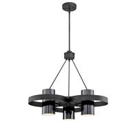 Lustre Evita 3 Ampoules Noir