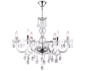 Lustre Kron lampe suspendue lustre au plafond télécommande claire dans un ensemble comprenant des lampes LED RVB