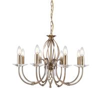 Lustre Lampe Suspendue Plafonnier Lampe Salle à Manger Acier Laiton D 65 CM