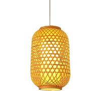 Lustre Lanterne en Bambou Tissé à La Main, Luminaire Suspendu Créatif en Bambou Tissé à La Main pour Salon De Thé, Salle à Manger, Balcon, Hôtel