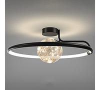 Lustre Led À Intensité Variable, Compatible Avec Cuisine, Salon, Chambre, Chambre D'Enfant, Salle À Manger, Galerie, Hall D'Entrée, Luminaires D'Intérieur, Éclairage En Silicone, Une Couleur - 55 Cm/U