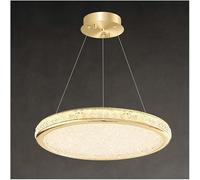 Lustre LED doré postmoderne, Suspension Ronde, Compatible avec l'îlot de Cuisine, Salle à Manger. à ., Salon,éclairage au Plafond