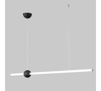 Lustre LED minimaliste, barre de suspension linéaire, tube blanc, plafonnier suspendu, lustre nordique à longue bande, luminaire d'îlot de cuisine, lampes de table à manger, lampes de bureau LWX