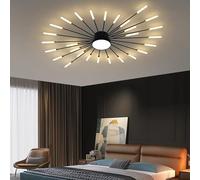 Lustre LED Moderne à 28 têtes, Design créatif en Forme de Feux d'artifice, idéal pour Une Chambre, Un Salon ou Une Salle à Manger.