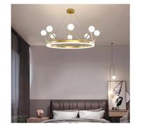 Lustre LED Moderne Et Luxueux en Forme de Couronne Suspension Élégante pour Chambre d'enfant Ac220V/110V Style Moderne Suspension Luminaire Suspendu pour Chambre Salon