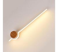 Lustre LED moderne LEDEAR MUR LEIL LETURE ANDOOR Long Strip Mount Éclairage Éclairage nordique Board de chambre de lit en bois Nordique Barre de vanité de salle de bain Miroir pour la chambre