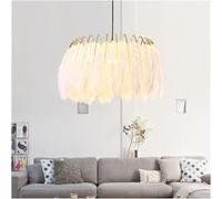 Lustre LED moderne princesse plume blanche pendentif lumières salon restaurant boutique magasin salon suspendus luminaires,Plafonnier