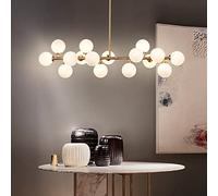 Lustre LED Noir à intensité Variable - Plafonnier linéaire Nordique Moderne pour Table à Manger, îlot de Cuisine et Bureau - Luminaire Suspendu élégant 100 x 4,5 cm/90 x 40 cm