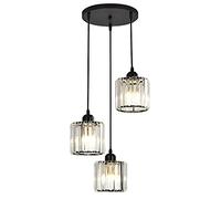 Lustre LED Noir Contemporain à intensité Variable - Plafonnier linéaire Nordique Moderne pour Table à Manger, Bureau, Bar ou îlot de Cuisine - Design élégant 100 x 4,5 cm/90 x 40 cm