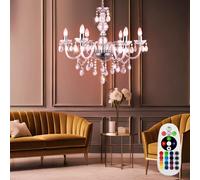 Lustre LED Suspendu Dimmer RGB Avec Télécommande Pour Salle À Manger