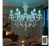 Lustre LED Suspendu Dimmer RGB Avec Télécommande Pour Salle À Manger