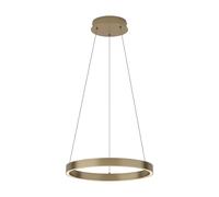 Lustre LED Suspendu Rond Ø 80 Cm Moderne En Laiton 3000 K Pour Table À Manger
