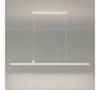 Lustre linéaire à LED Minimaliste, Lampe de Plafond Moderne pour Salle à Manger, Cuisine et Bureau, luminaire Suspendu à Longue Bande pour Restaurant et décoration intérieure