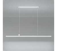 Lustre linéaire à LED Minimaliste, luminaire Suspendu Moderne pour Salle à Manger, Cuisine, Bureau et Restaurant, Lampe de Plafond élégante à Longue Bande, luminaire élégant