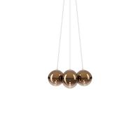 Lustre Lodes Random Cloud 7 Ø23 3000K Bronze brillant/Verre