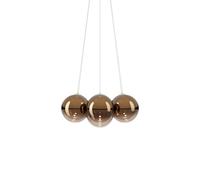 Lustre Lodes Random Cloud 7 Ø28 2700K Bronze brillant/Verre