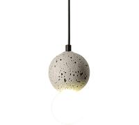 Lustre, Lustre de Style Industriel Nordique, Petite Lampe Suspendue en terrazzo à personnalité créative, Source Lumineuse E27, Lampe Suspendue à Une tête, décoration de Chevet de Magasin de thé au la