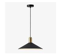 Lustre Lustres LED e Noir Art Lustre à Une Tête Nordique Maison Canapé Fond Mur Bureau Chambre Chevet Centre Commercial Couloir Café Lumières LED Lampes Suspendues