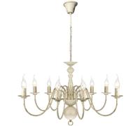 Lustre Métal Noir Antique 8 Ampoules E14 Suspension Plafonnier Lampe vidaXL