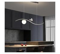 Lustre Moderne à LED en Forme de Boule de Verre pour Salon, Salle à Manger, Tables Basses, luminaire Suspendu doré, luminaire décoratif, éclairage Moderne(Black)