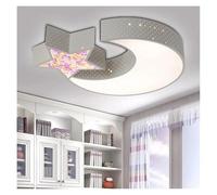 Lustre moderne, Creative Star demi-lune Led plafonnier enfant bébé chambre lumières plafonniers décoration livraison gratuite(Diameter 68cm,WHITE_WARM WHITE)