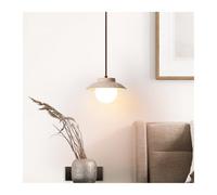 Lustre moderne, Creative Stone LED Pendant Light Living Room Bedside Balcony Cafe Loft Decor Nordic Minimalism Glass Hanging Lamp Luminaria