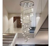Lustre Moderne de Luxe en Cristal K9, plafonnier LED, luminaire de Villa, Lustre à Pampilles en Cristal