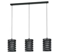 Lustre Moderne Design Noir 3 Lumières GL0386