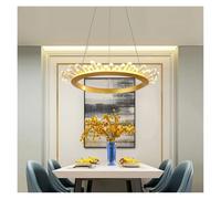 Lustre Moderne en Cristal de Style Iceberg pour Restaurant Salon Ou Maison Lustre Rond Doré à LED Style Moderne Suspension Luminaire Suspendu pour Chambre Salon