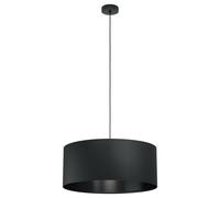 Lustre Moderne en Tissu Noir À 1 Lumière GL0444