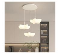 Lustre moderne for salle à manger, lampe suspendue flottante blanche nuage, éclairage d'îlot de cuisine, intérieur,Lustres(3 Colors,A Round 3)