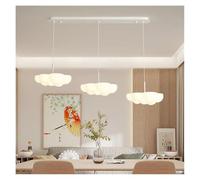 Lustre moderne for salle à manger, lampe suspendue flottante blanche nuage, éclairage d'îlot de cuisine, intérieur,Lustres(3 Colors,B long 3)