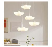Lustre moderne for salle à manger, lampe suspendue flottante blanche nuage, éclairage d'îlot de cuisine, intérieur,Lustres(3 Colors,A 5 heads)