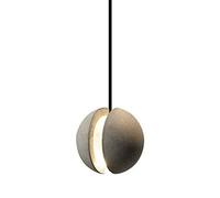Lustre moderne LED moderne boule de béton suspension minimaliste mini globe lustre en ciment décor à la maison luminaire de plafond pour salle à manger salon bar cuisine île chambre lampe suspendue