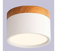 Lustre Moderne, Macaron LED Plafonnier Encastré 3 Couleurs Dimmable Installation Intégrée Plafonnier Simple Facile à Installer Éclairage for Chambre, Salle À Manger et Salon(Blanc)