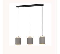 Lustre Moderne Tissu et Bois A 3 Lumières GL0458