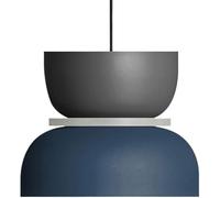 Lustre Moderne Unique à Double Vasque avec Abat-Jour Suspendu Nordique Peint, adapté pour Suspendre l'éclairage au-Dessus de l'évier, du Bar, de la Salle à Manger, du Chevet