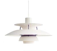 Lustre Multicouche Design Nordique E27 Facile à Assembler, luminaire d'art Moderne pour Restaurant, Bar, cafétéria et Chambre à Coucher, éclairage Suspendu élégant à Une tête