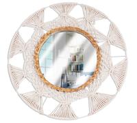 Lustre mural rond - Home Styling Collection - 45 cm - Style boho - Fibre naturelle