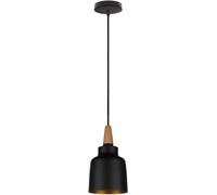 Lustre Noir personnalisé MI-NI Petit luminaire Suspendu Vintage Abat-Jour en Verre Vieilli Luminaire de Plafond,Lampe à Suspension
