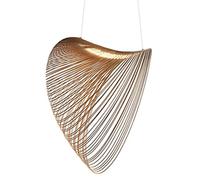 Lustre nordique en forme de nid d'oiseau en forme de nid d'oiseau créatif salon salle à manger chambre étude en bois décoré avec des lustres modernes Made in China