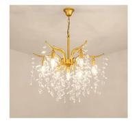 Lustre Nordique Moderne en Cristal k9, éclairage élégant, Lustre décoratif en Forme de Fleur, décoration d'intérieur, Salon, Chambre à Coucher, hôtel, éclairage Moderne(7lights)