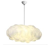 Lustre nuage blanc nuage décoration suspendus lumières personnalité créative simple hauteur réglable suspension lampe chambre salon restaurant décoration intérieure pendentif lumières,45cm