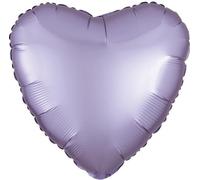 Lustre Pastel lilas heart loose foil balloon 43cm