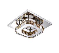 Lustre plafonnier éclairage Minimaliste LED Crystal carré Décoration Murale Moderne Décoration de Chambre à Coucher intérieure Dining Maison de Cuisine décor de Cuisine