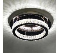 Lustre Plafonnier LED cristal cercle design (ø 30 cm) - Diez Multicolore G