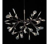 Lustre Plafonnier pour Salle à Mangerchandelier, Lampe Lustre LED, Suspension Classique Heracleum II Feuille D’Arbre V-intage LED Lights par Bertjan Pot De Mooi S, Gold 45 Heads, Warm White