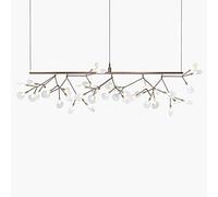 Lustre Plafonnier pour Salle à Mangerchandelier, Lampe Lustre LED, Suspension Classique Heracleum II Feuille D’Arbre V-intage LED Lights par Bertjan Pot De Mooi S, L120cm 81 Heads, Cold White