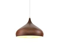 Lustre Post-Moderne - Suspension en métal Imitation Bois, Lampe Suspendue créative, luminaire E27 pour Salle à Manger, Salon, Bar et comptoir